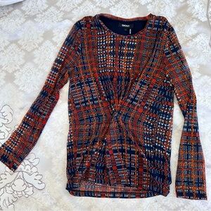 DKNY sheer top